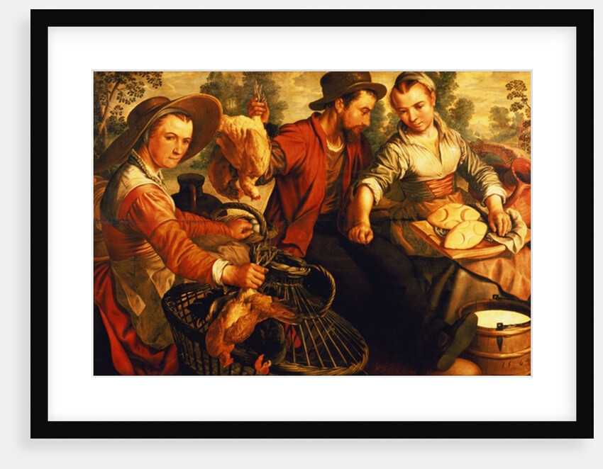 At the Market by Joachim Beuckelaer or Bueckelaer