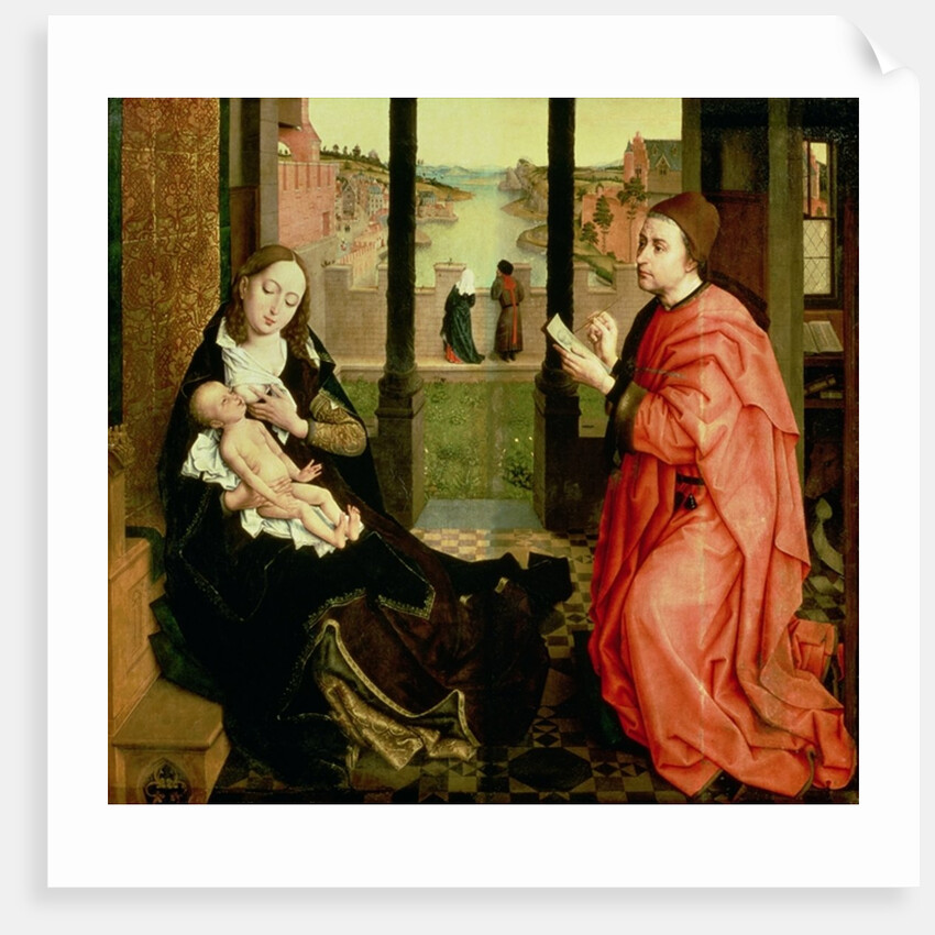 St. Luke Drawing a Portrait of the Virgin by Rogier van der Weyden