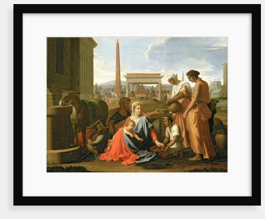 The Rest on the Flight into Egypt by Nicolas Poussin