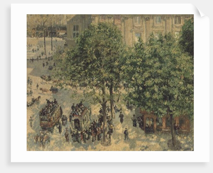 Place du Theatre-Francais, Spring, 1898 by Camille Pissarro
