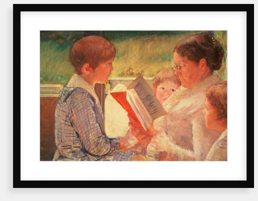Mrs Cassatt Reading to her Grandchildren, 1888 by Mary Stevenson Cassatt