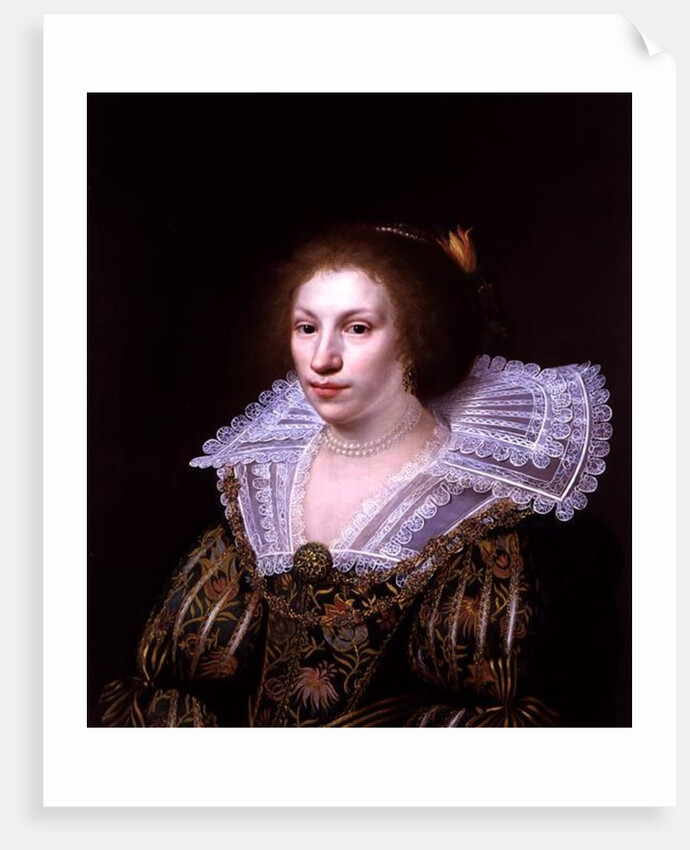 Portrait of a Young Woman by Paulus Moreelse