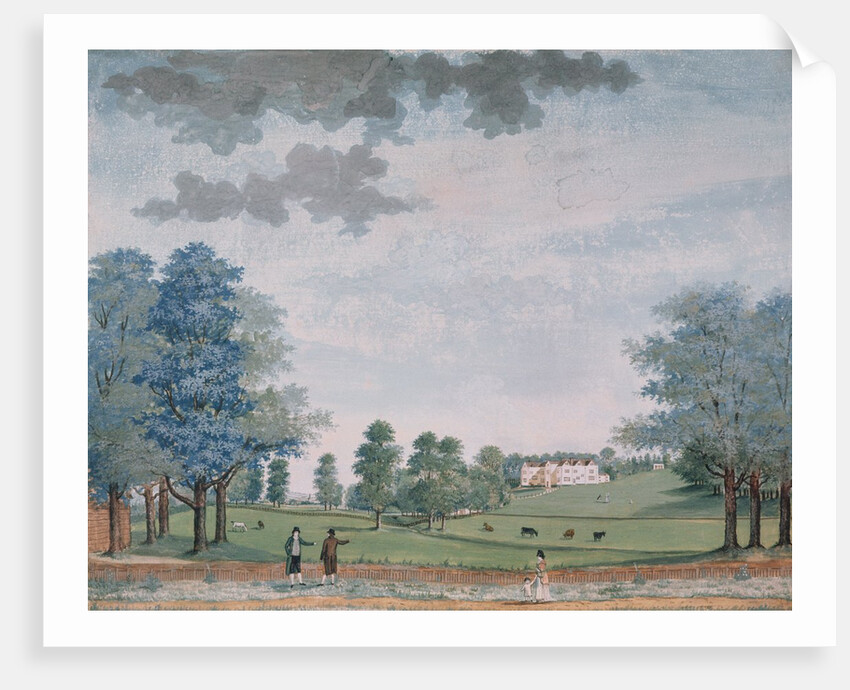The Great House and Park at Chawton, c.1780 by Adam Callander