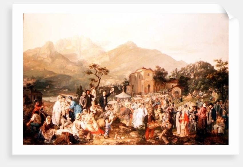 A Village Festival by Casimiro Radice