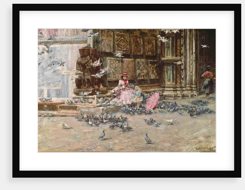 Feeding the Pigeons by Lievan Herremans
