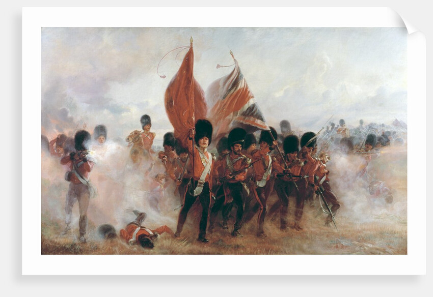 The Colours: advance of the Scots Guards at the Alma, 1899 by Lady Butler