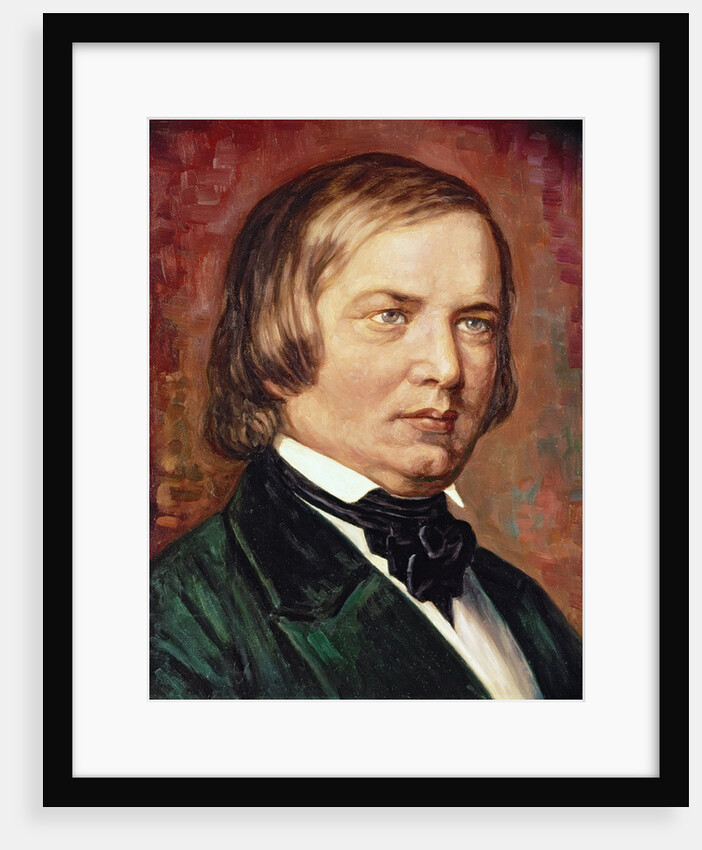 Portrait of Robert Schumann by Gustav Zerner