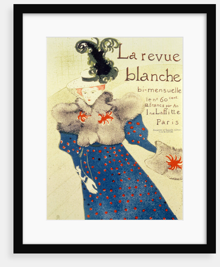 Cover of La Revue Blanche, 1895 by Henri de Toulouse-Lautrec