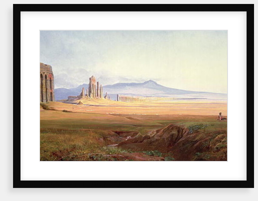 Aqueduct of Nero, Rome by Edward Lear