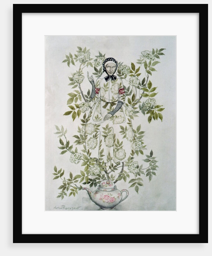 In the Midst of a Tree sat a Kindly-Looking Old Woman by Arthur Rackham