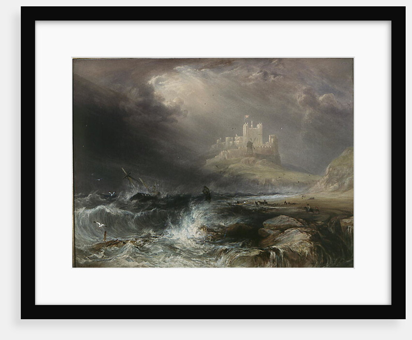 Bamburgh Castle, Northumberland by William Andrews Nesfield