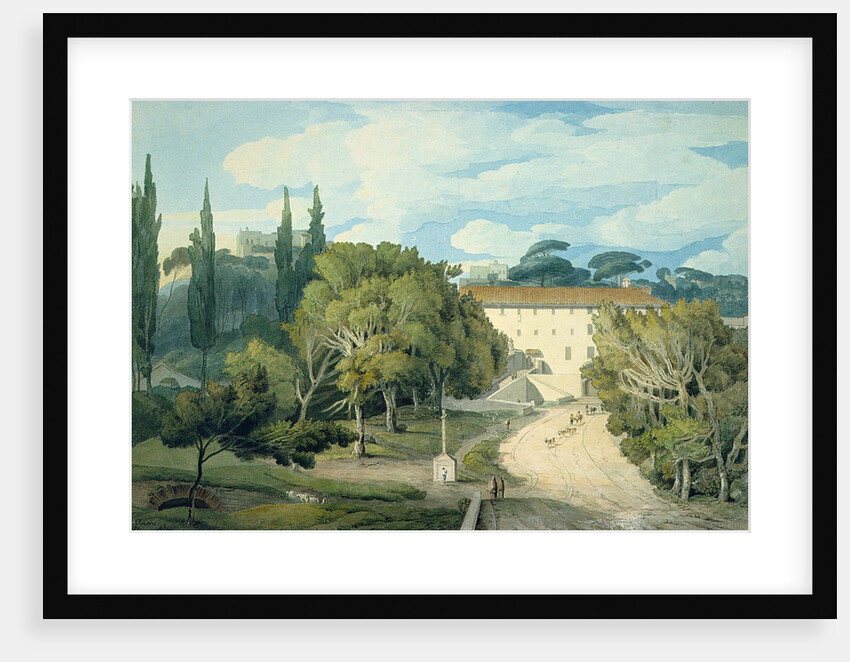 The Convent of St. Eufebio, near Naples by Francis Towne