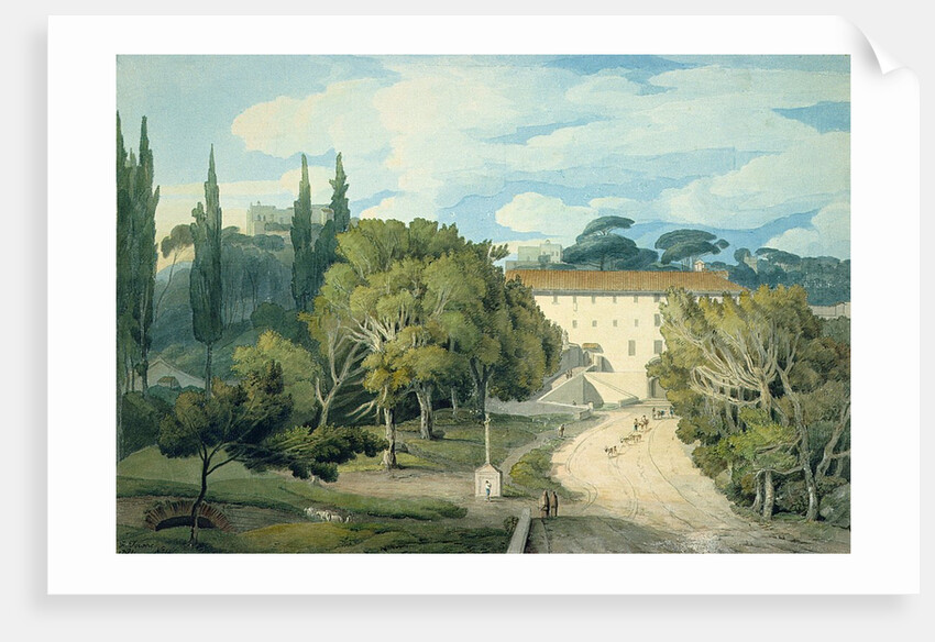 The Convent of St. Eufebio, near Naples by Francis Towne