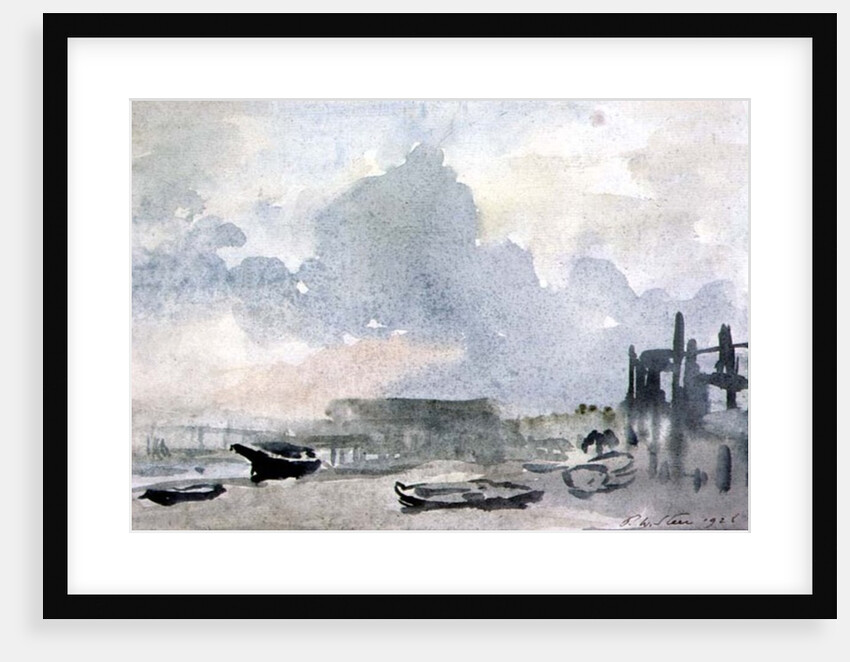 The Beach, Shoreham, 1928 by Philip Wilson Steer