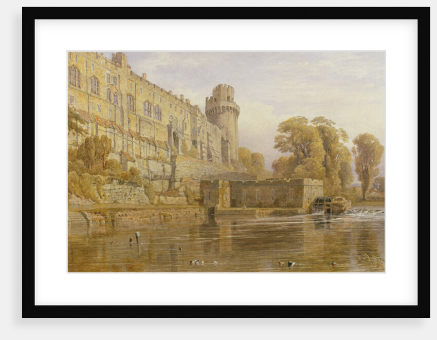 Warwick Castle from the Avon by George Arthur Fripp