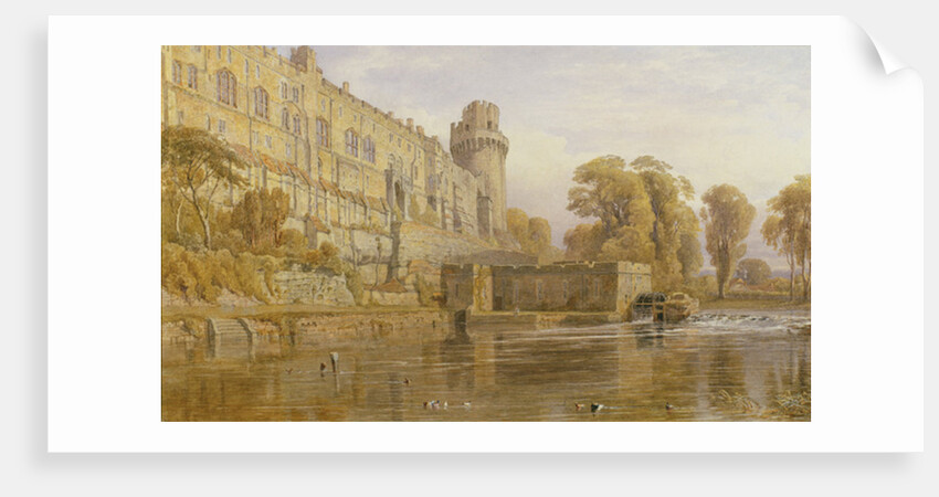 Warwick Castle from the Avon by George Arthur Fripp