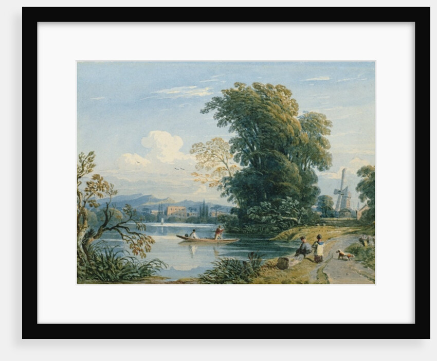River Scene by John Varley