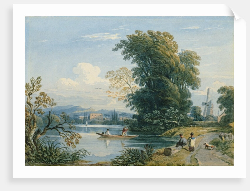 River Scene by John Varley