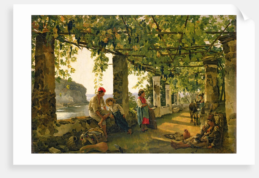 Verandah with twisted vines, 1828 by Silvestr Fedosievich Shchedrin