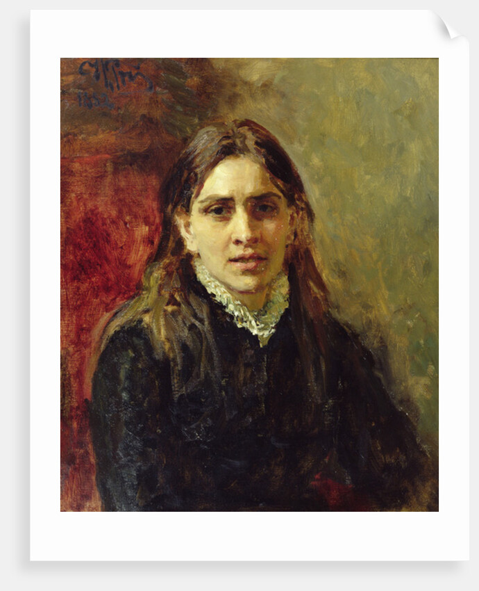 Portrait of Pelageya Antipovna Strepetova 1882 by Ilya Efimovich Repin