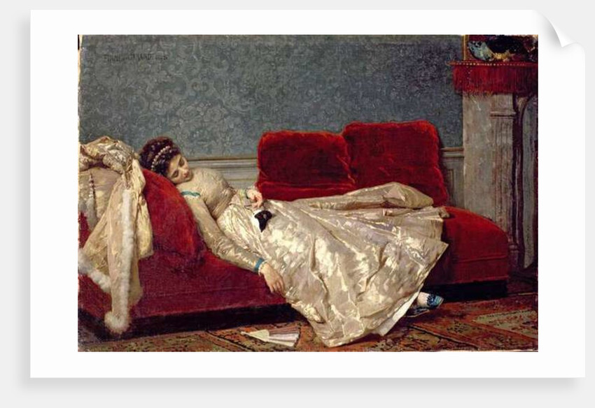 After The Ball, 1869 by Marie Francois Firmin-Girard