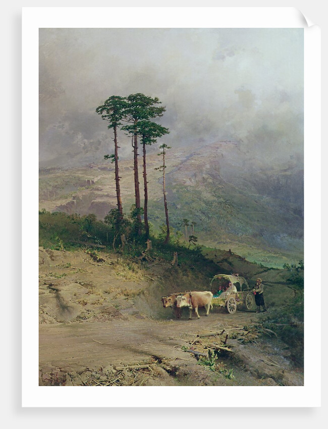 In the Crimean Mountains, 1873 by Fedor Aleksandrovich Vasiliev