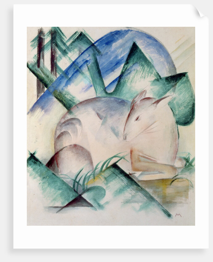 Sleeping Deer by Franz Marc