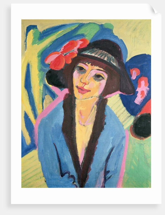 Portrait of Gerda by Ernst Ludwig Kirchner
