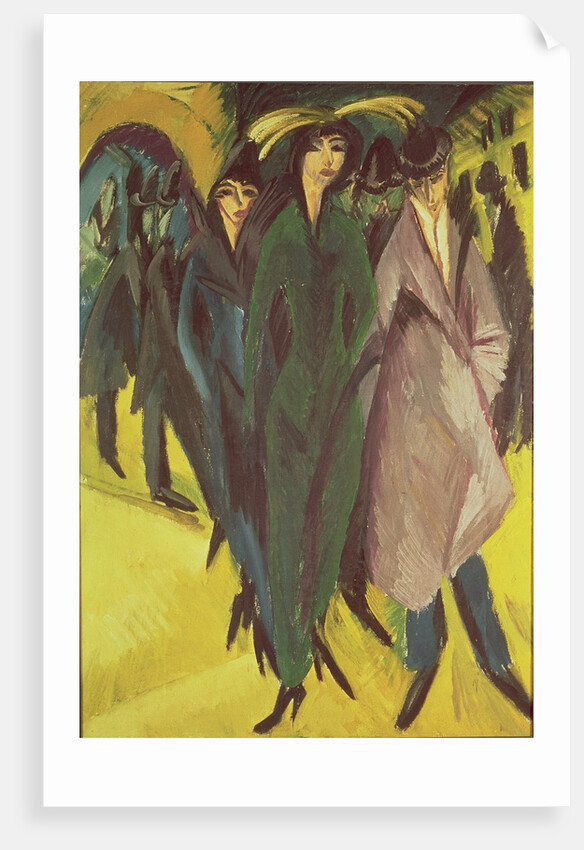 Women on the Street, 1915 by Ernst Ludwig Kirchner