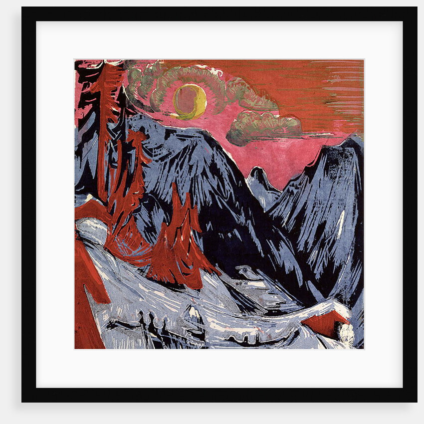 Mountains in Winter, 1919 by Ernst Ludwig Kirchner