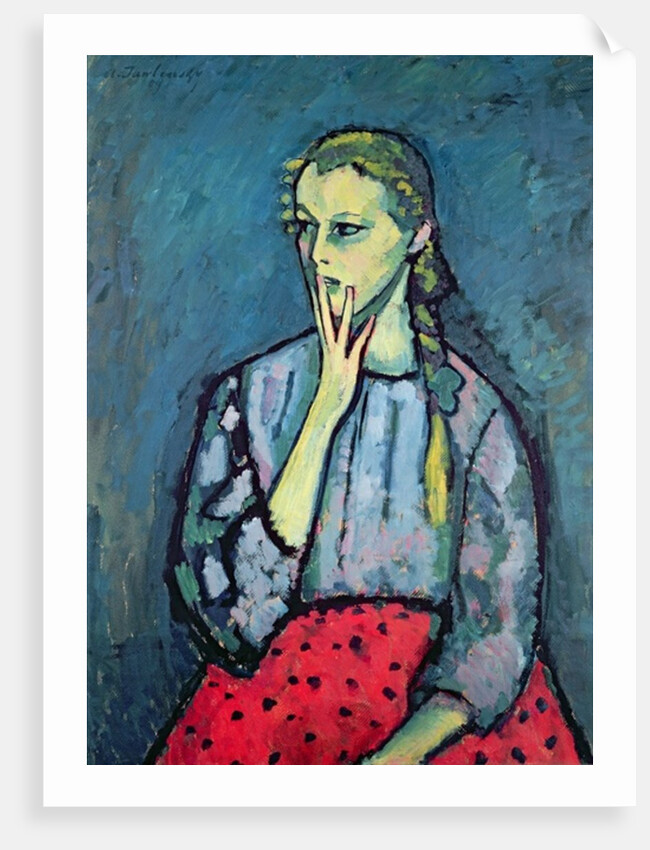 Portrait of a Girl, 1909 by Alexej von Jawlensky