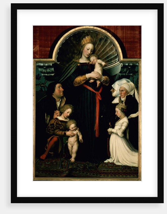 Madonna of the Burgermeister Meyer by Hans Holbein the Younger