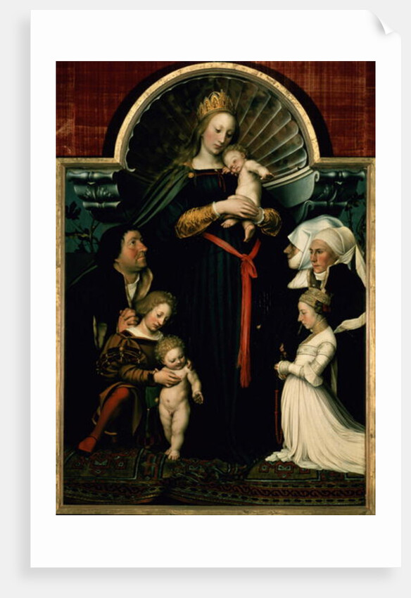 Madonna of the Burgermeister Meyer by Hans Holbein the Younger