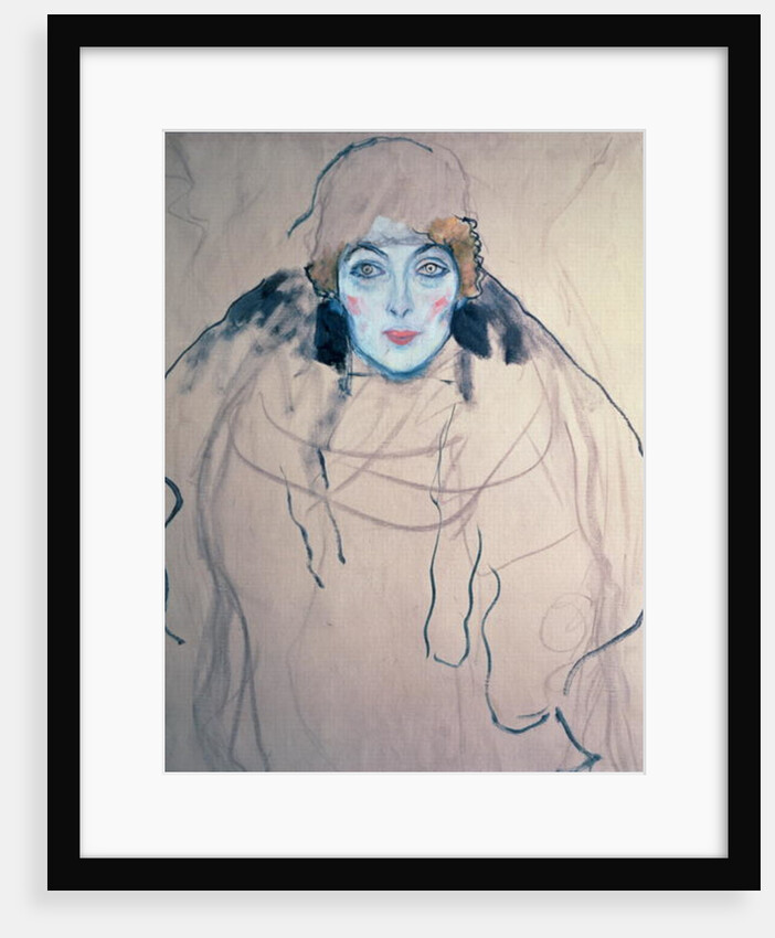 Head of a Woman, 1917 by Gustav Klimt