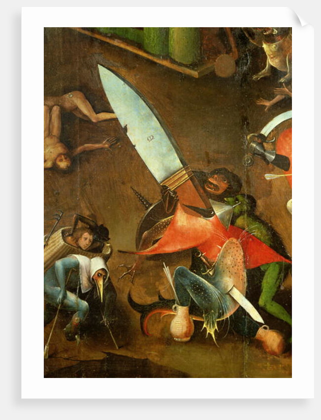 The Last Judgement: Detail of the Dagger by Hieronymus Bosch