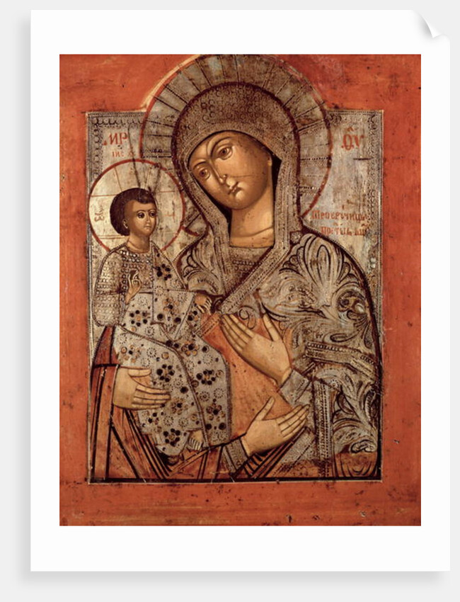 Icon of the Blessed Virgin with Three Hands by Novgorod School