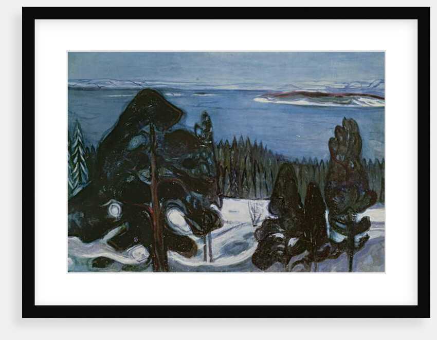 Winter Night, c.1900 by Edvard Munch