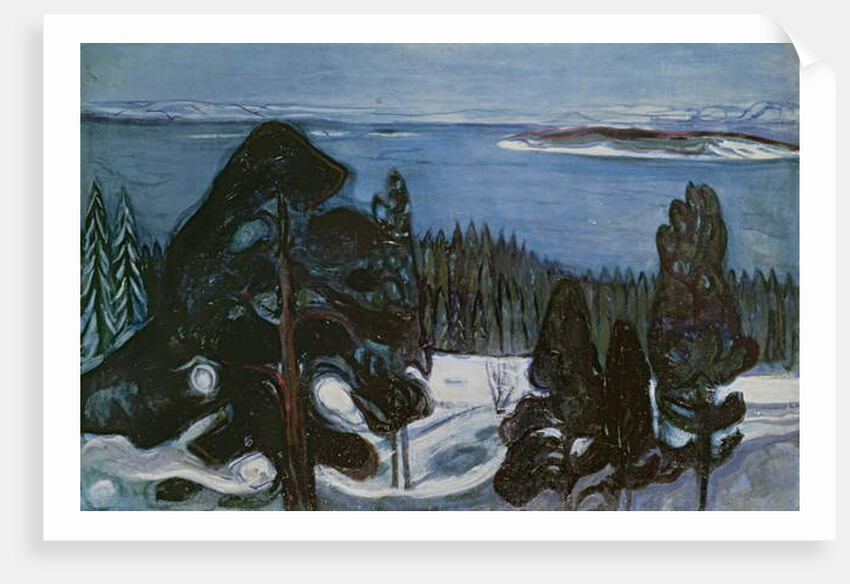Winter Night, c.1900 by Edvard Munch
