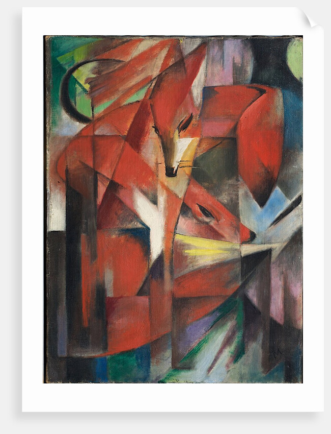 The Foxes, 1913 by Franz Marc