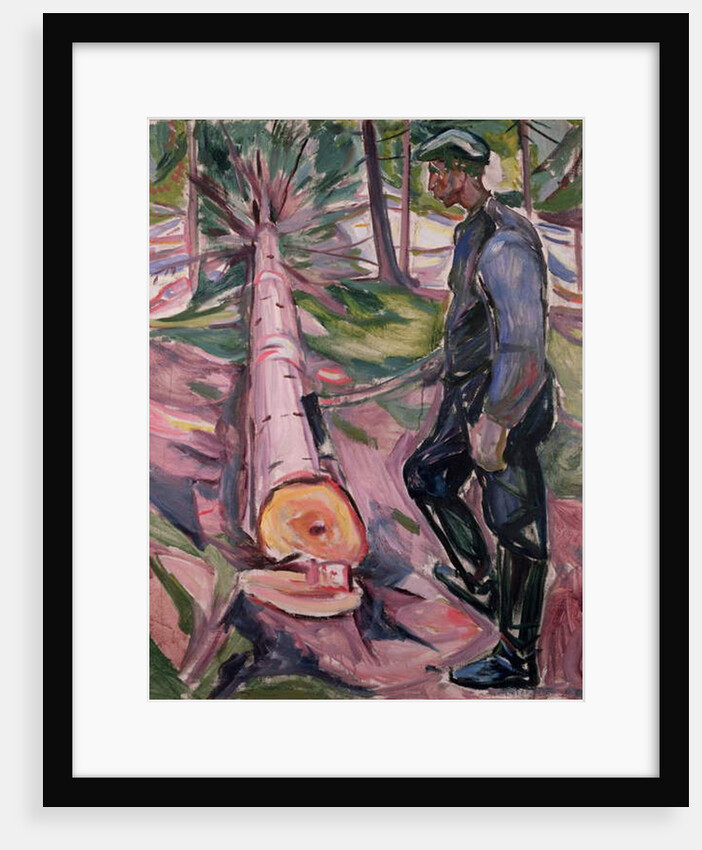 The Woodcutter by Edvard Munch