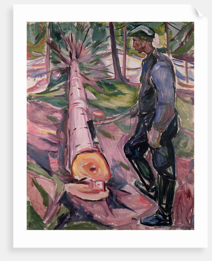 The Woodcutter by Edvard Munch