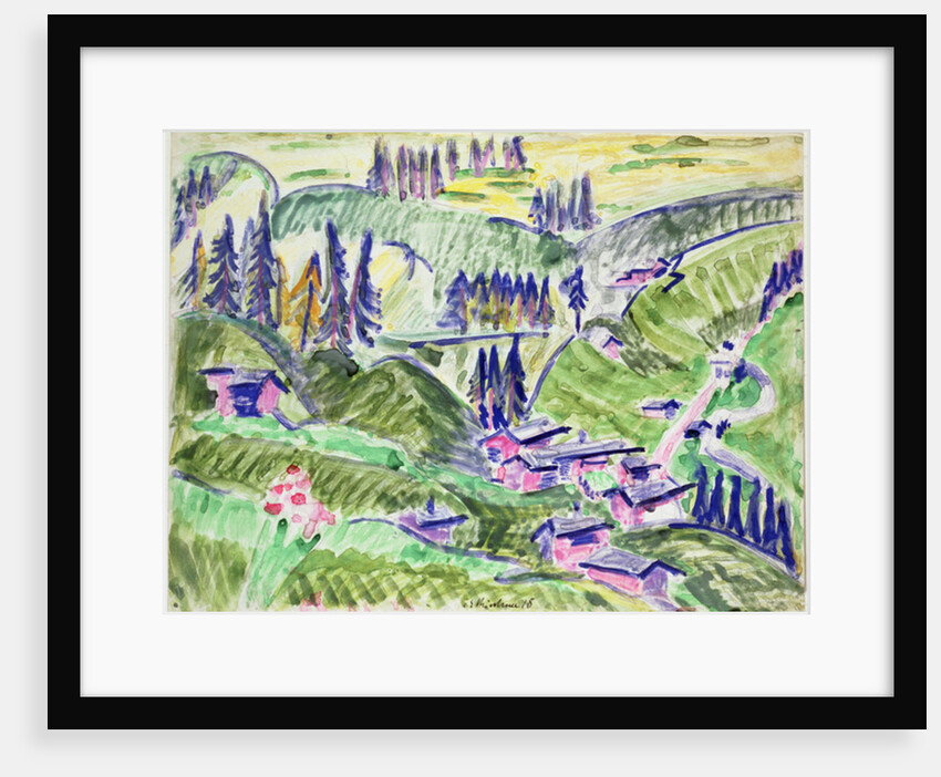 Landscape, 1918 by Ernst Ludwig Kirchner