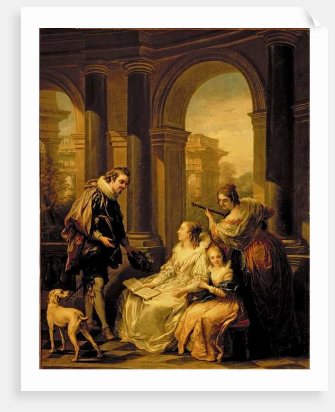 The Concert by Carle van Loo