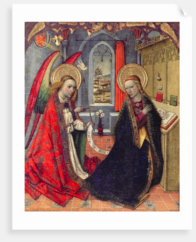 The Annunciation, 15th century by Jaume Huguet