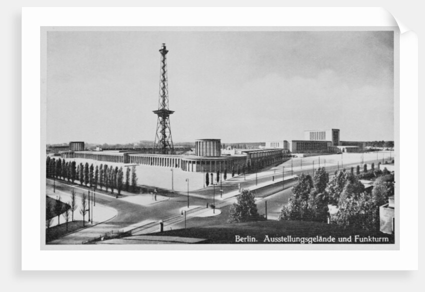 Exhibition Halls and Broadcasting Tower, Charlottenburg, Berlin, c.1930 by Anonymous