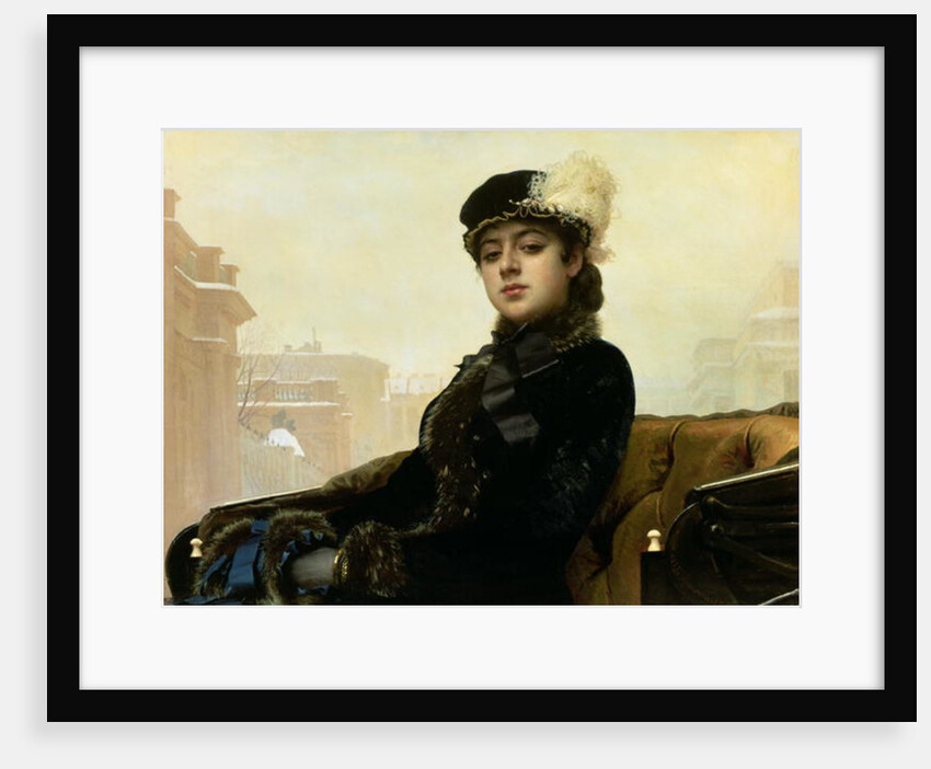 Portrait of an Unknown Woman, 1883 by Ivan Nikolaevich Kramskoy