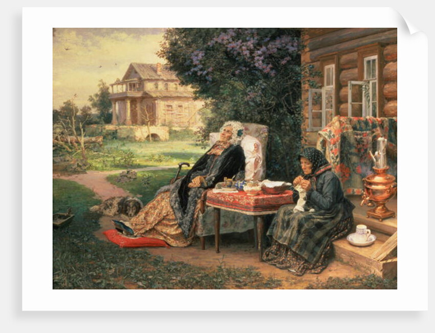 All in the Past, 1889 by Vasili Maksimovich Maksimov