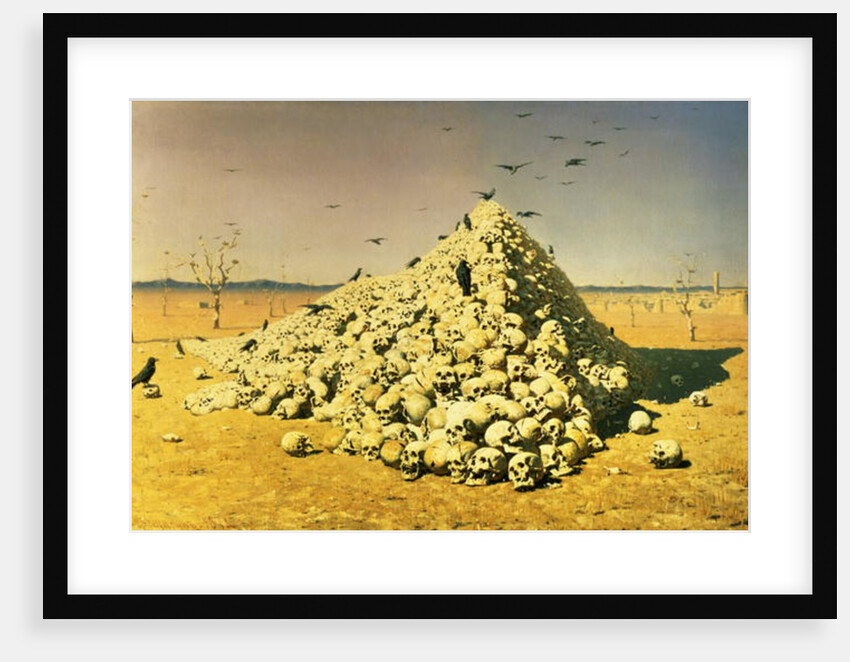 An Allegory of the 1871 War, 1871 by Vasili Vasilievich Vereshchagin