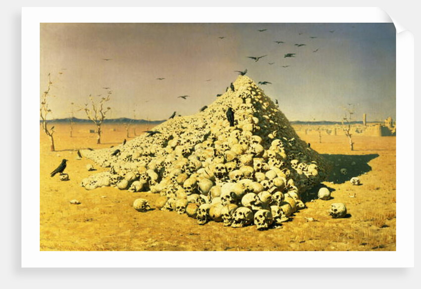 An Allegory of the 1871 War, 1871 by Vasili Vasilievich Vereshchagin