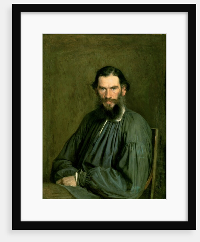 Count Lev Nikolaevich Tolstoy, 1873 by Ivan Nikolaevich Kramskoy
